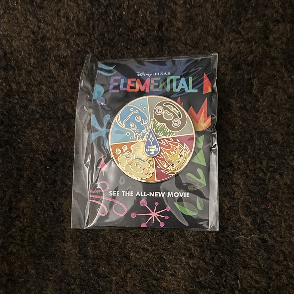 Disney Pixar Elemental Spinner Pin